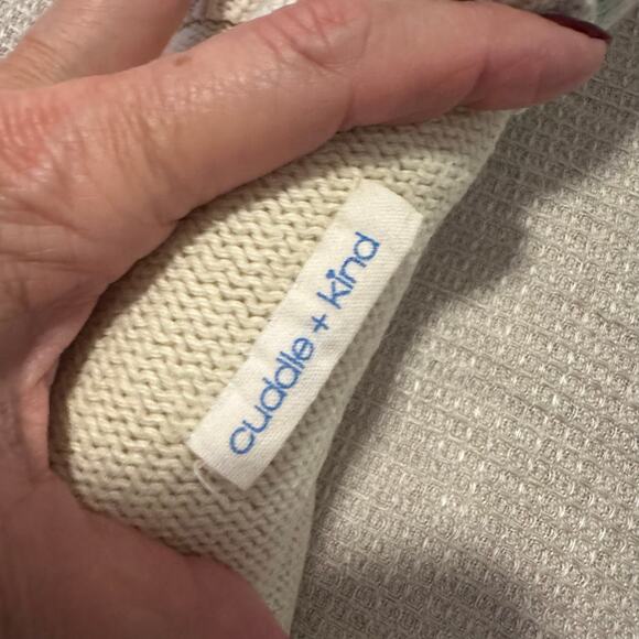 Cuddle + Kind Hand-Knit Lamb Doll | Crochet Stuffed Animal | Baby Girl Gift - Picture 5 of 9